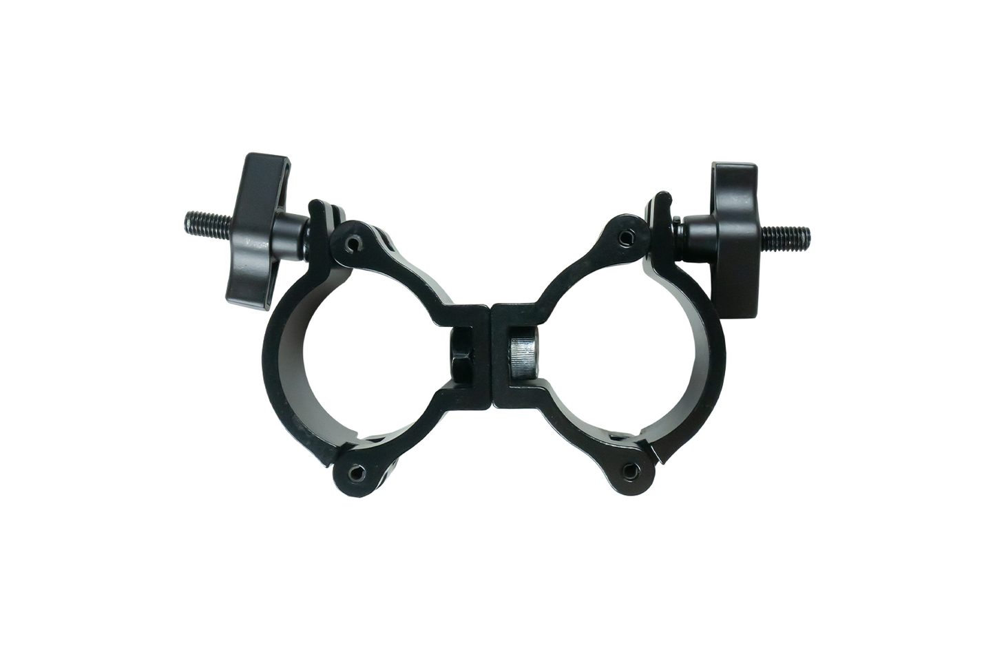 CLAMPDP50L - Aluminium Double Swivel Pipe Clamp (Suits 46-51mm) - Black
