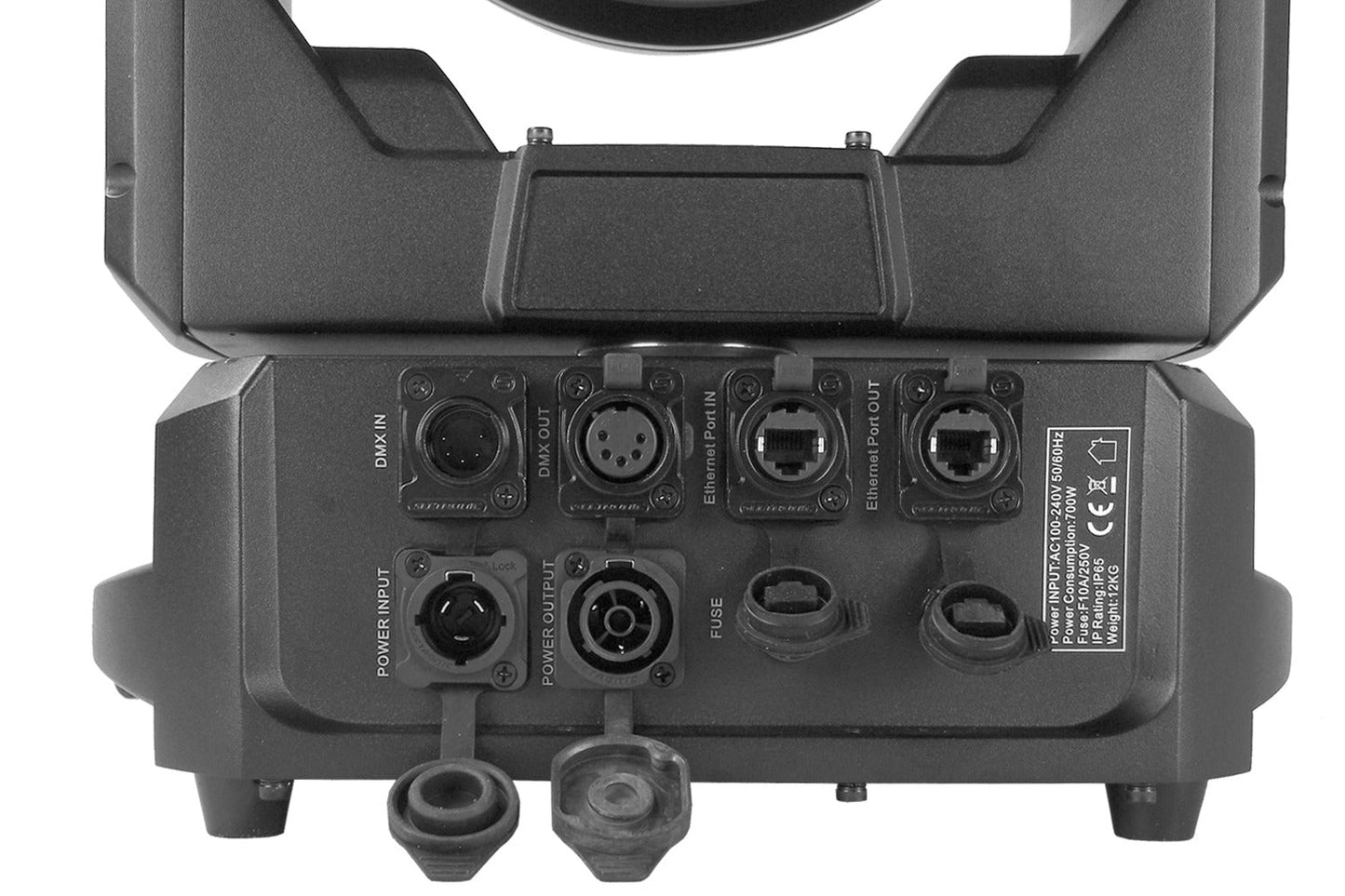 DELUGEM7X60WFX - IP65 Moving Head Zoom Wash with 7 x 60W RGBW + 28 x 0.5W RGB LEDs