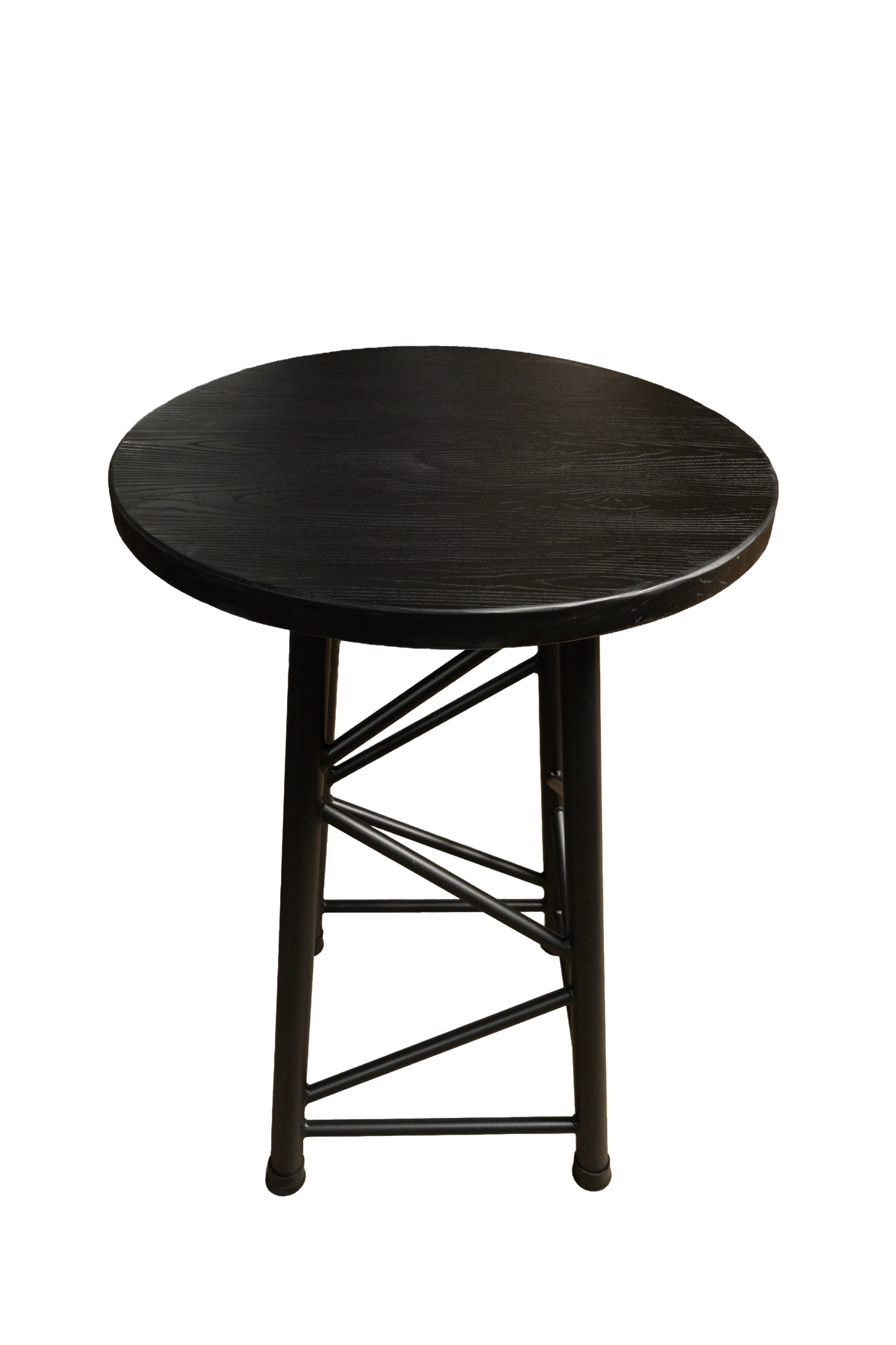 TRTABLESBK - 1100mm High Truss Table - Black-Brown
