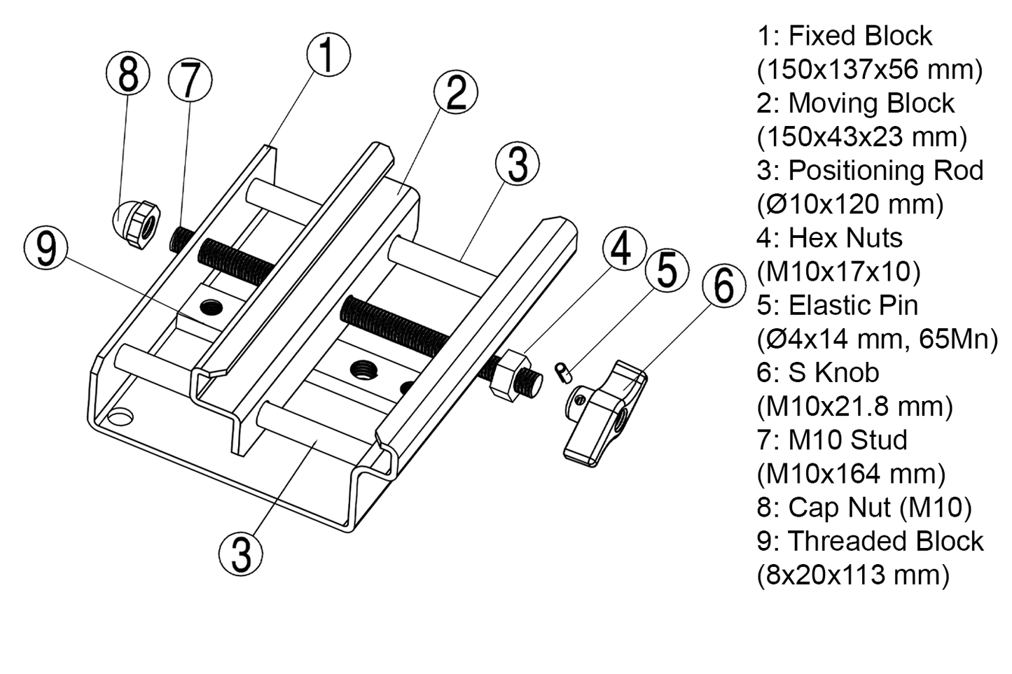 CLAMPB160 - Universal Marquee Beam Clamp