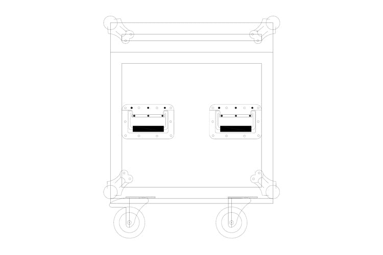 Event Lighting - MCASE2W740 - Road Case for moving head