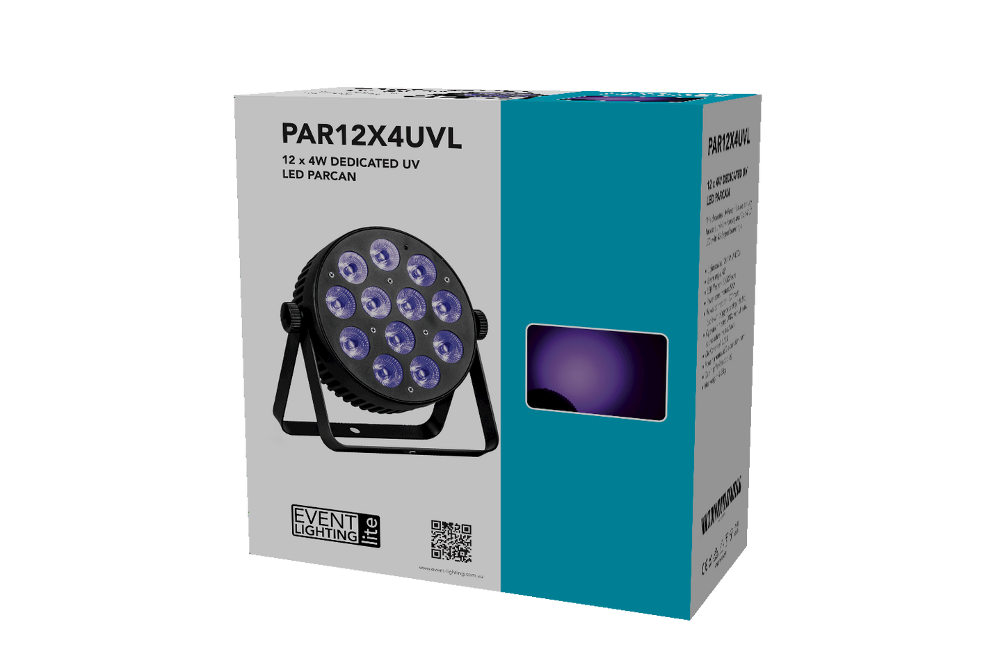 PAR12X4UVL-WH - Indoor Dedicated UV Lite Par (White)