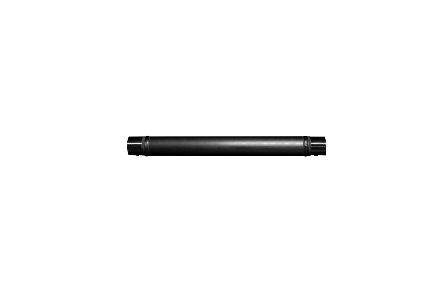 T05S05BK - 50mm Spigot Single Tube (0.5m, Black)