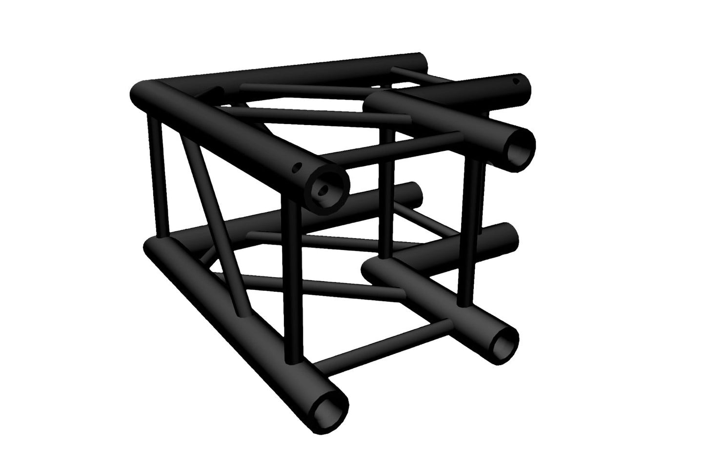 T2BC2BK - 2 Way 220mm Truss Corner (Black)