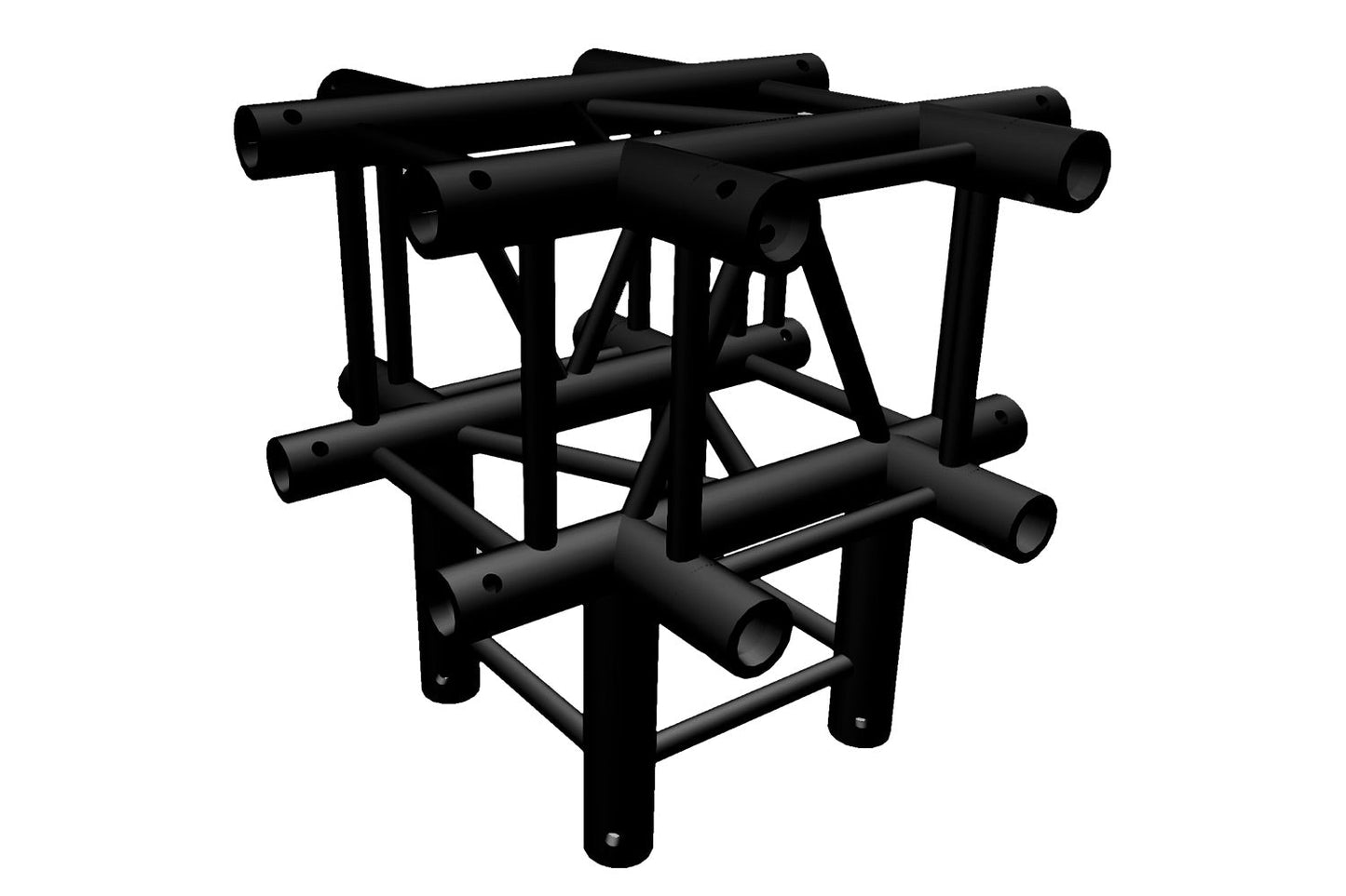 T2BC5BK - 5 Way 220mm Truss Corner (Black)