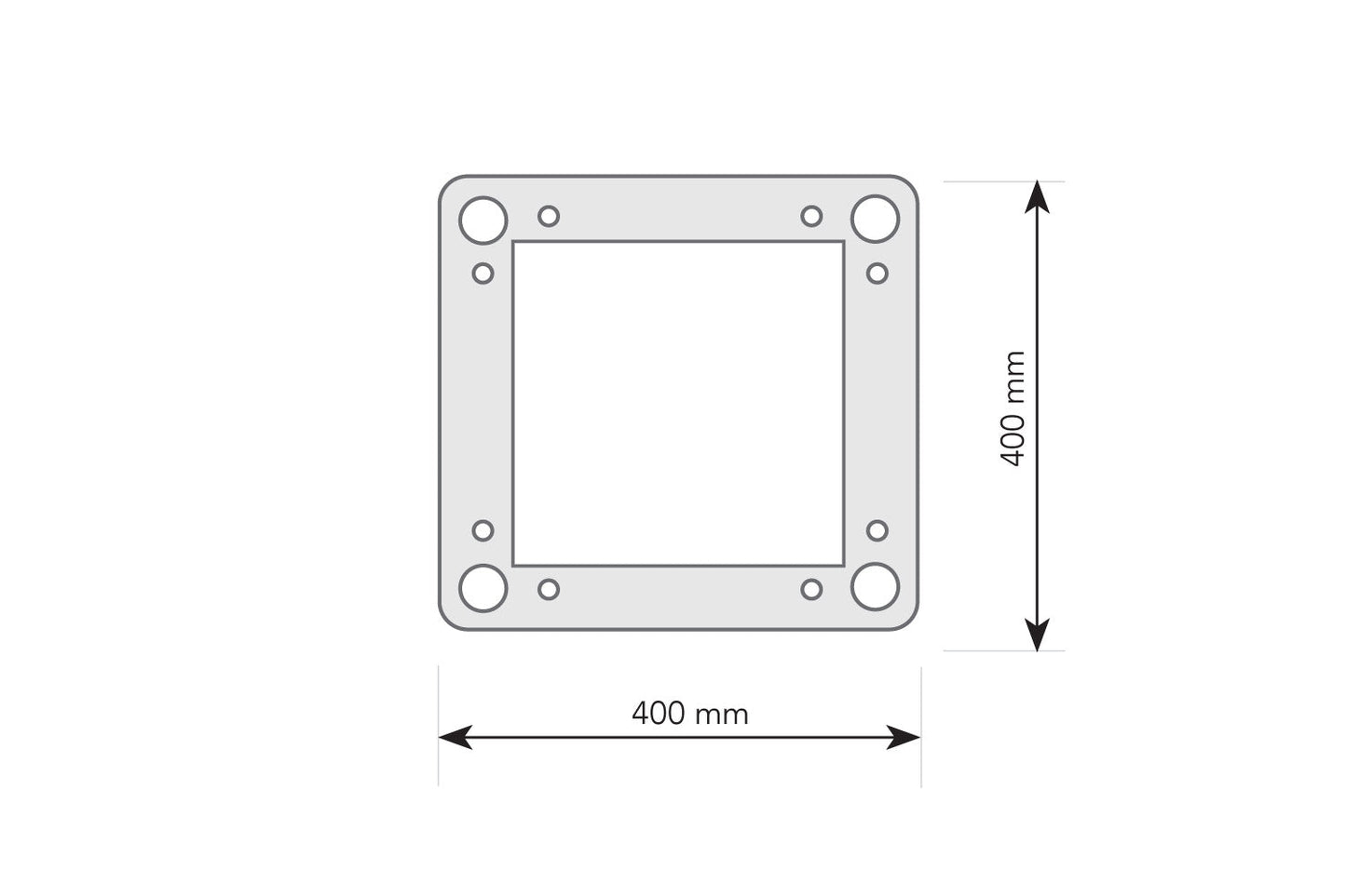 T4BBBK - 400mm Bolt Box Truss - Black
