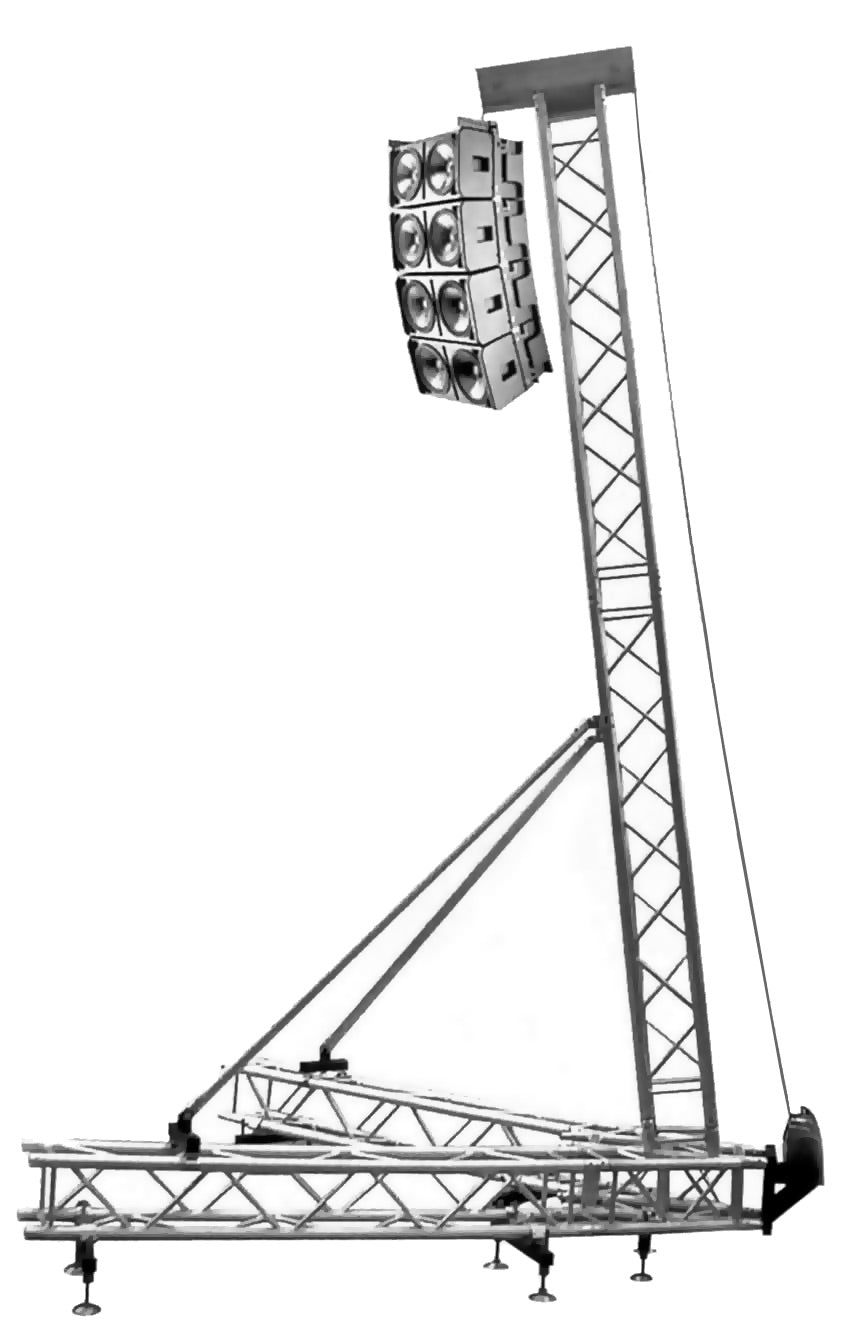 3BTLAV6PACK - Package - 290mm Box Truss Tower with V-Style Base (Approx. 6m Max Height)