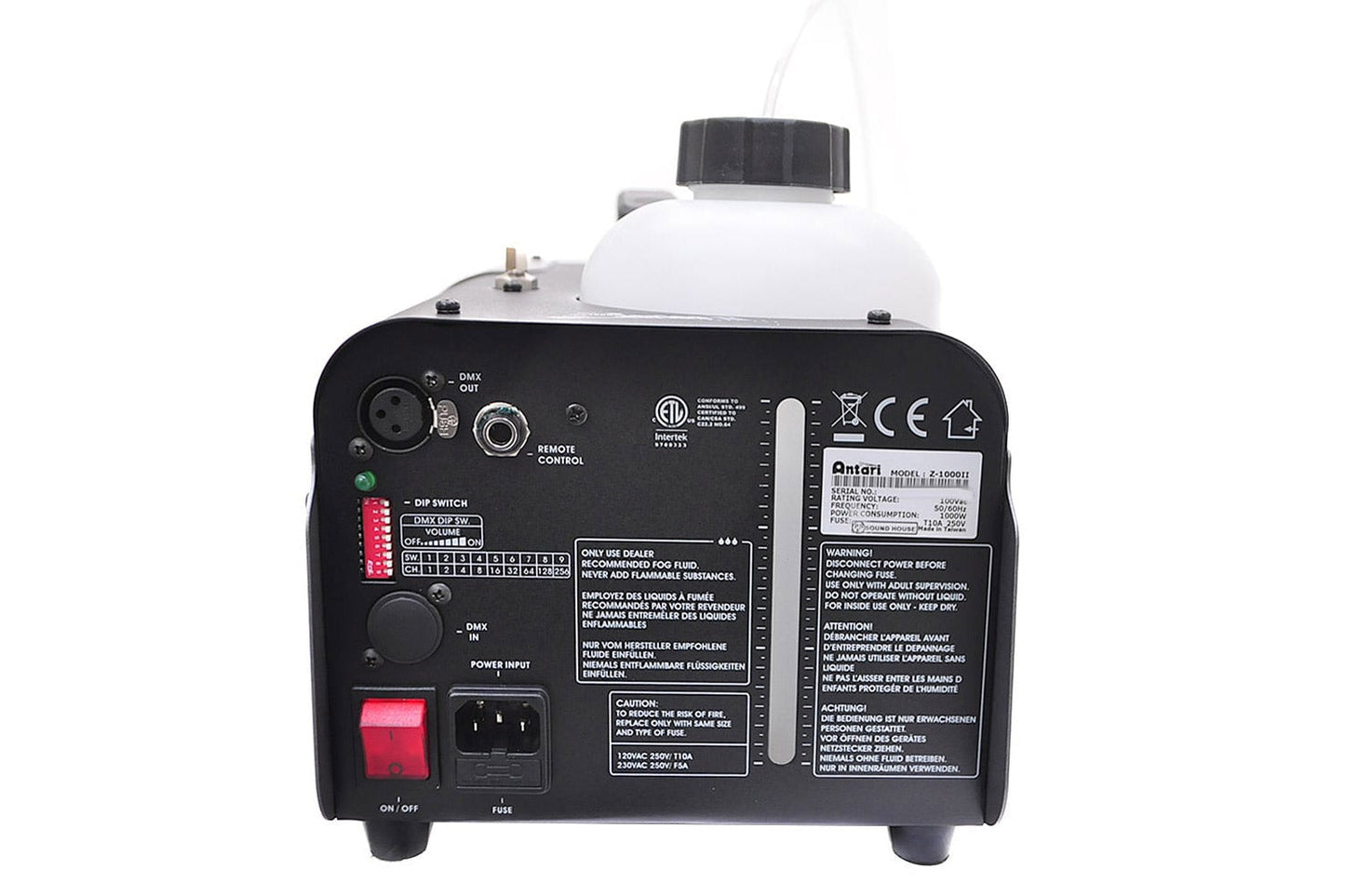 Z1000II - 1000W Fog Machine with wired remote control
