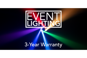 Event Lighting 3-Year Manufacturer’s Warranty