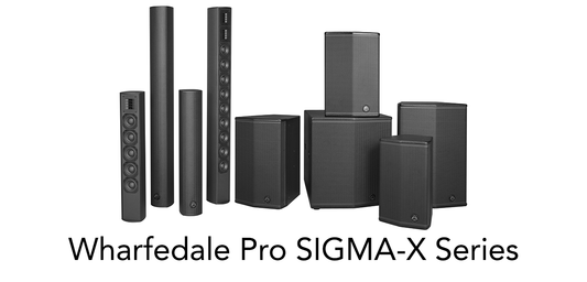 Wharfedale Pro Launches Sigma-X Series