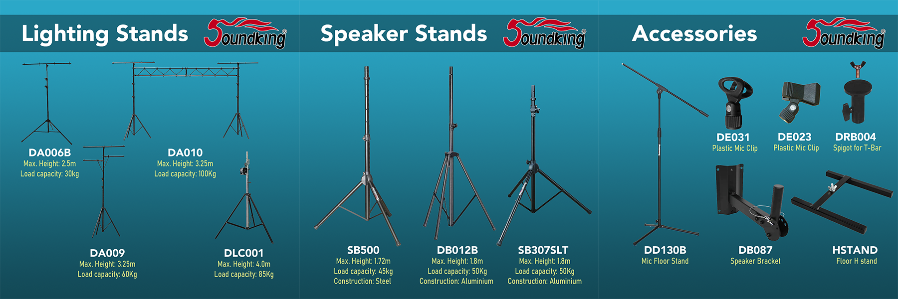 Product Spotlight - Sound King Stands and Accessories – Eventec