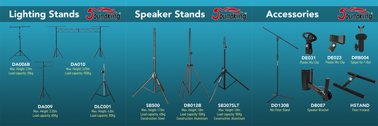 Product Spotlight - Sound King Stands and Accessories