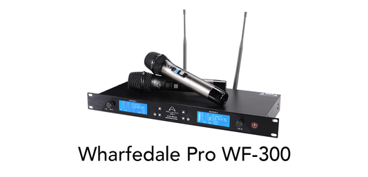 Wharfedale Pro WF300 Dual Wireless Microphone System Due This Week