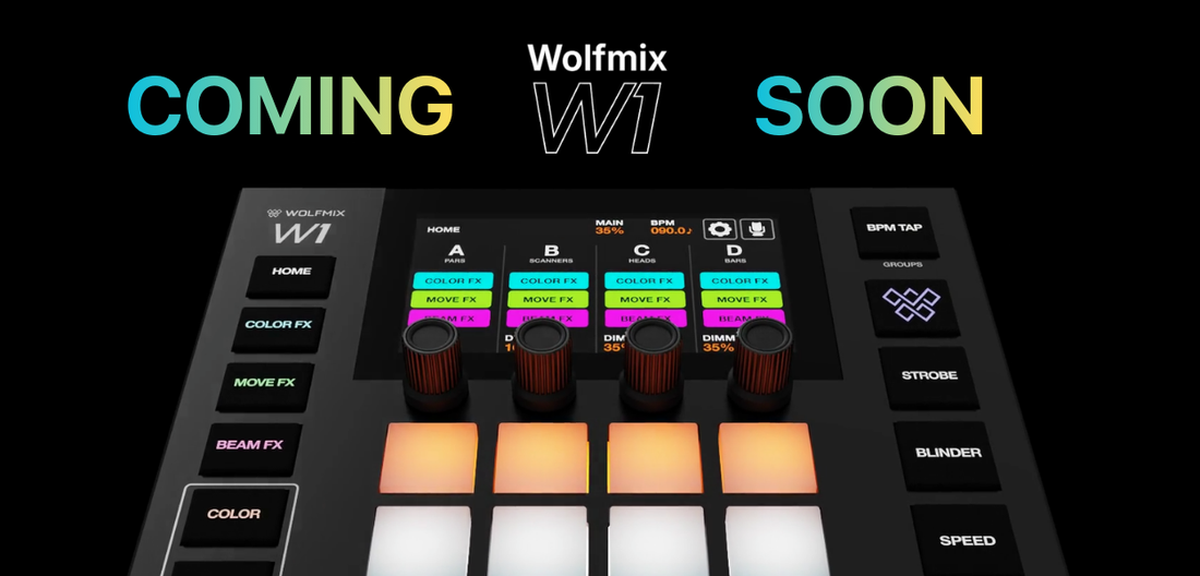 Coming Soon: Wolfmix W1 MK3 &amp; Wolfmix WING – Next-Level DMX Control