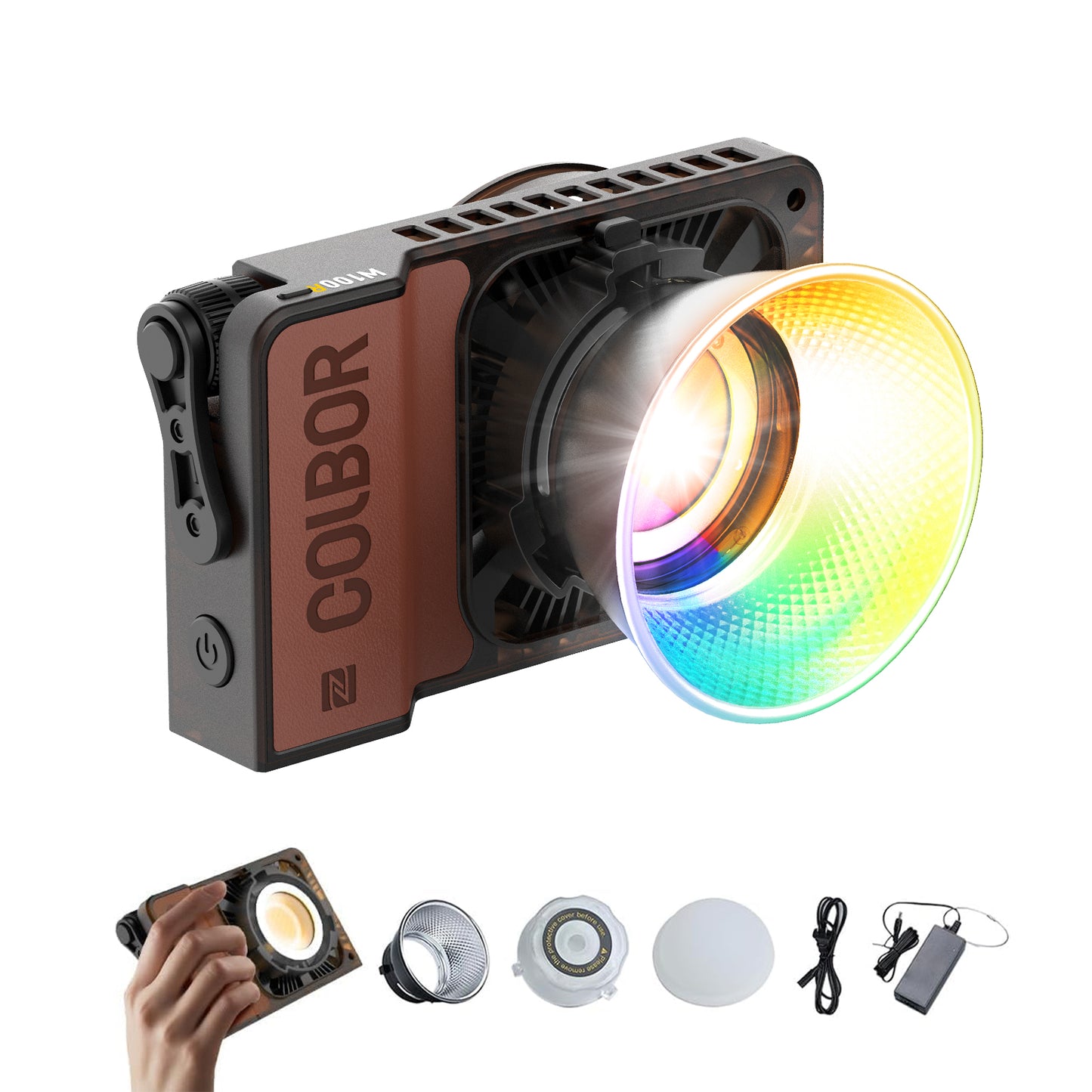 W100RKIT - 100W RGB Full Colour Portable Video Light Kit