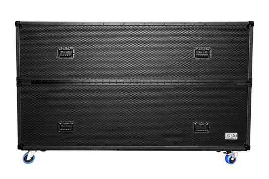TVCASE7080DUAL - Flight case for Dual TV 70-80"