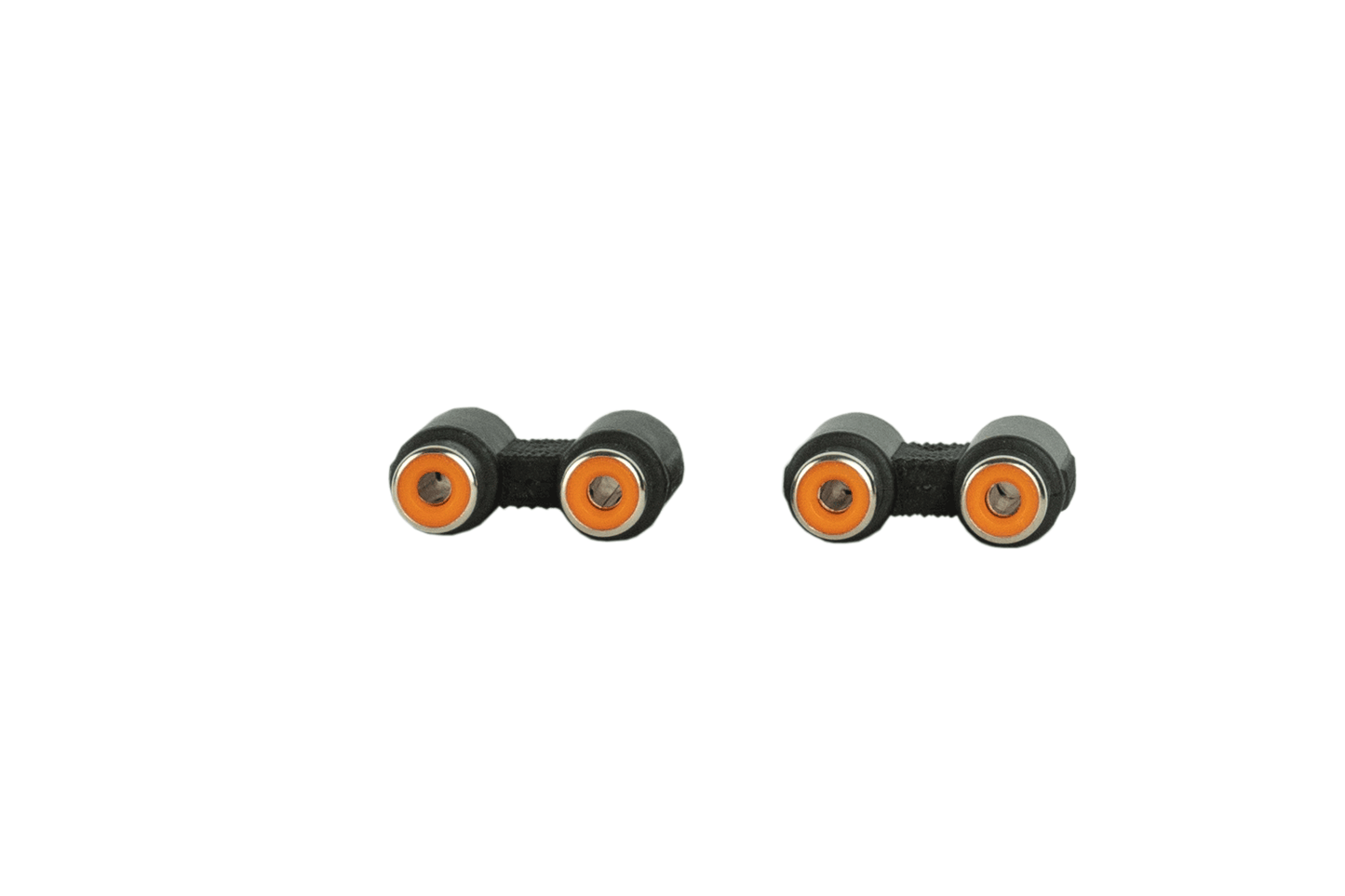 Event Audio 2RCAF2RCAF - Pair of 2x RCA Female to 2x RCa Female Adaptors front view