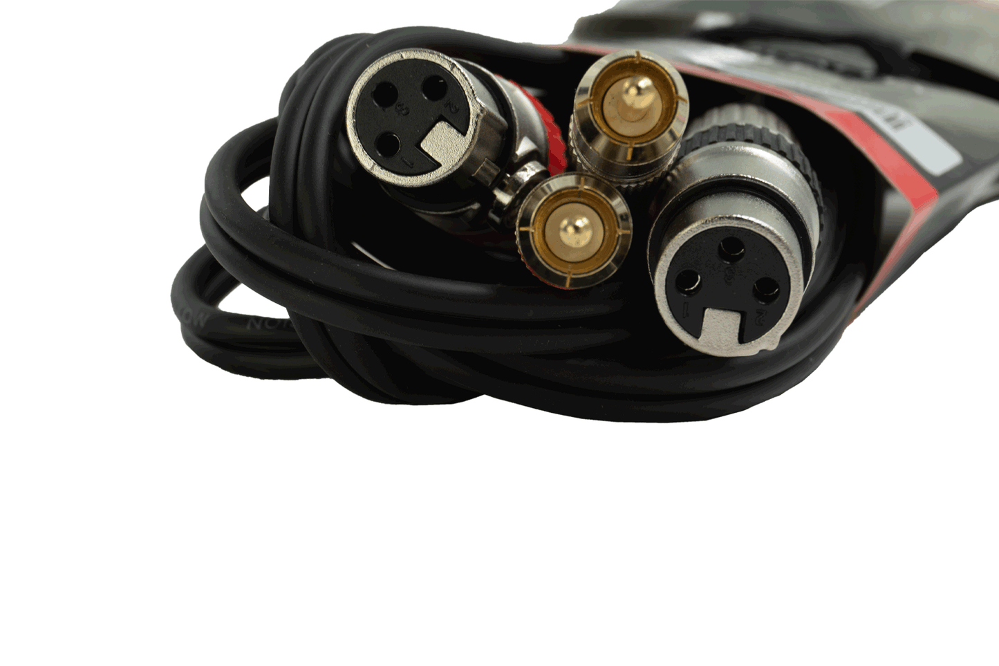 Event Audio 2XLRF2RCA5 - 5m 2x XLR 3 Pin Female to 2x RCA Male Signal Lead - Red and Black Ring product image connectors 