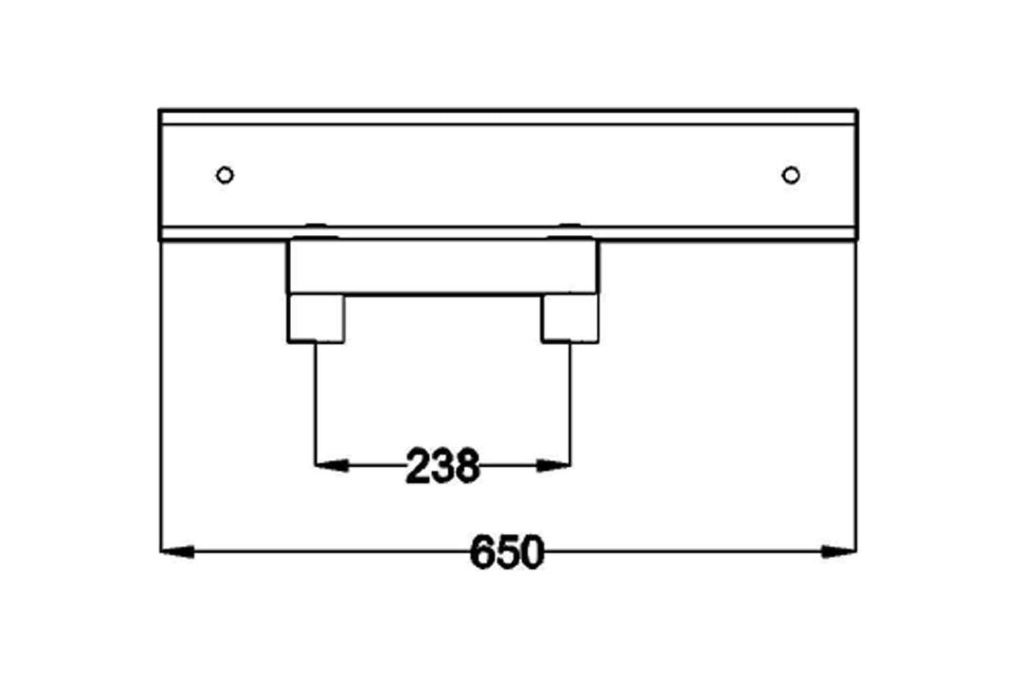 3BTS - 290mm Box Truss "Cat Head" For Sleeve Blocks (Silver)