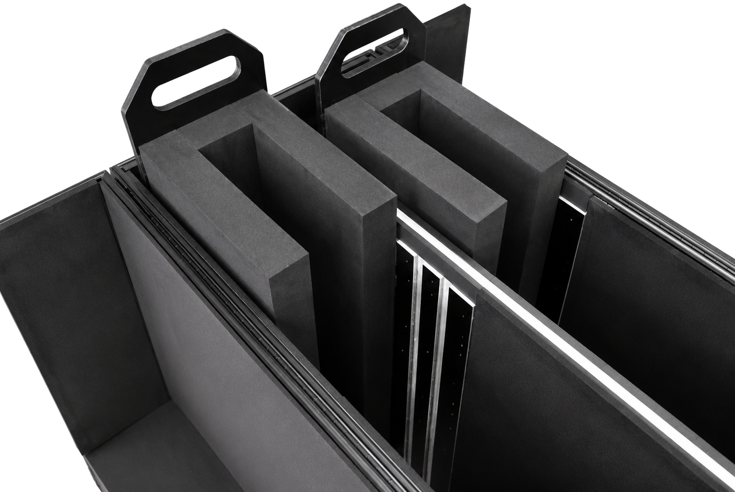 TVCASE7080DUAL - Flight case for Dual TV 70-80"