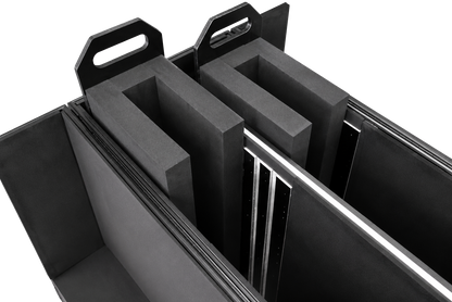 TVCASE7080DUAL - Flight case for Dual TV 70-80"