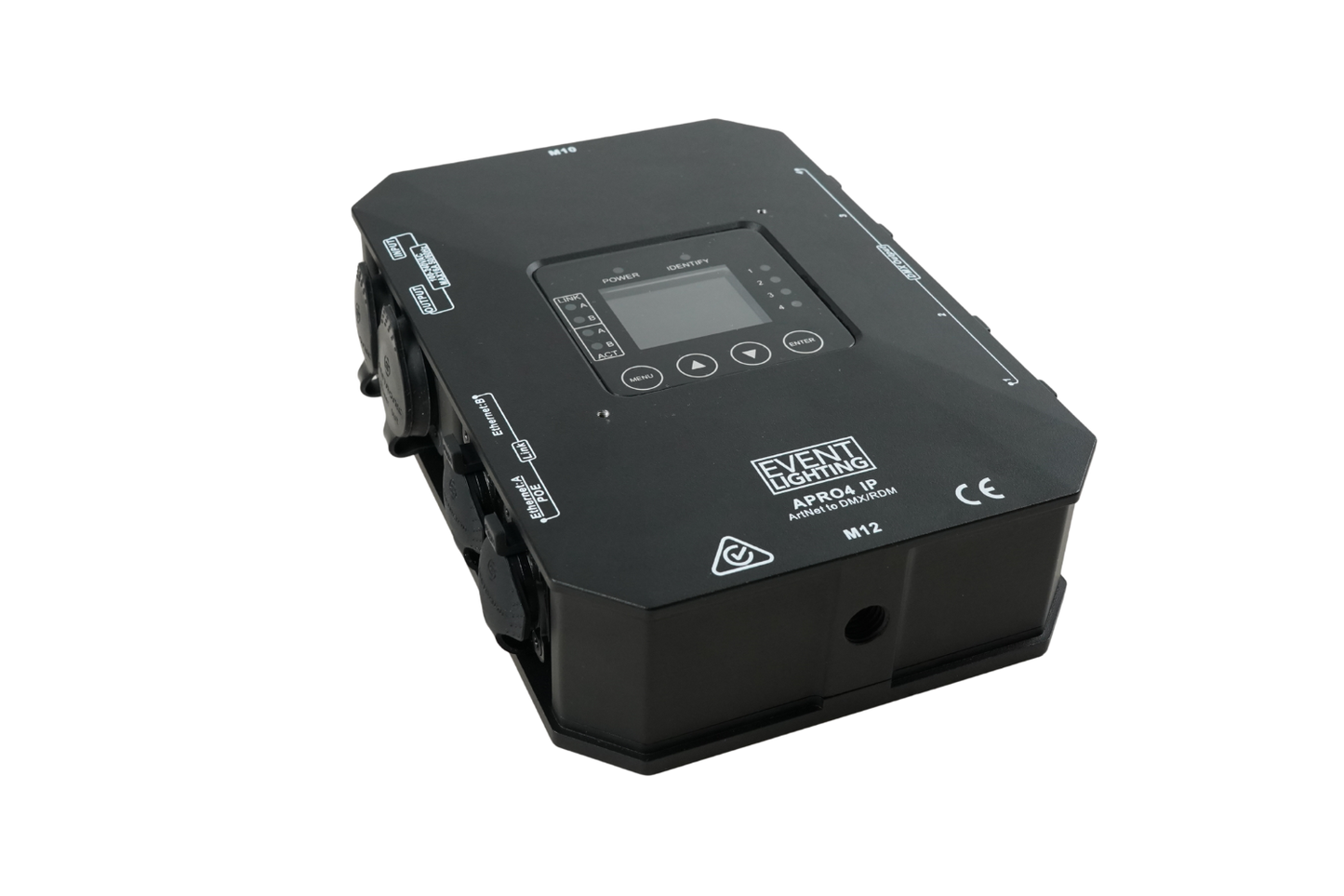 APRO4-IP - IP65 ArtNet Node with 4 XLR Connections