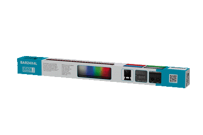 BAR24X4L - 24 x 4W RGBW LED Bar with 8 Segment Control