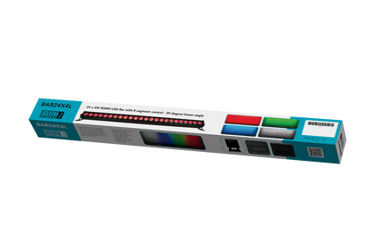 BAR24X4L - 24 x 4W RGBW LED Bar with 8 Segment Control