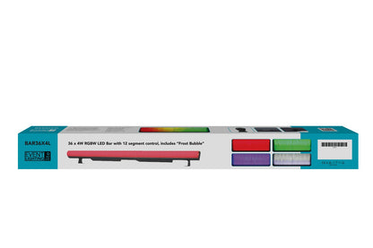 BAR36X4L - 36 x 4W RGBW LED Bar with 12 Segment Control