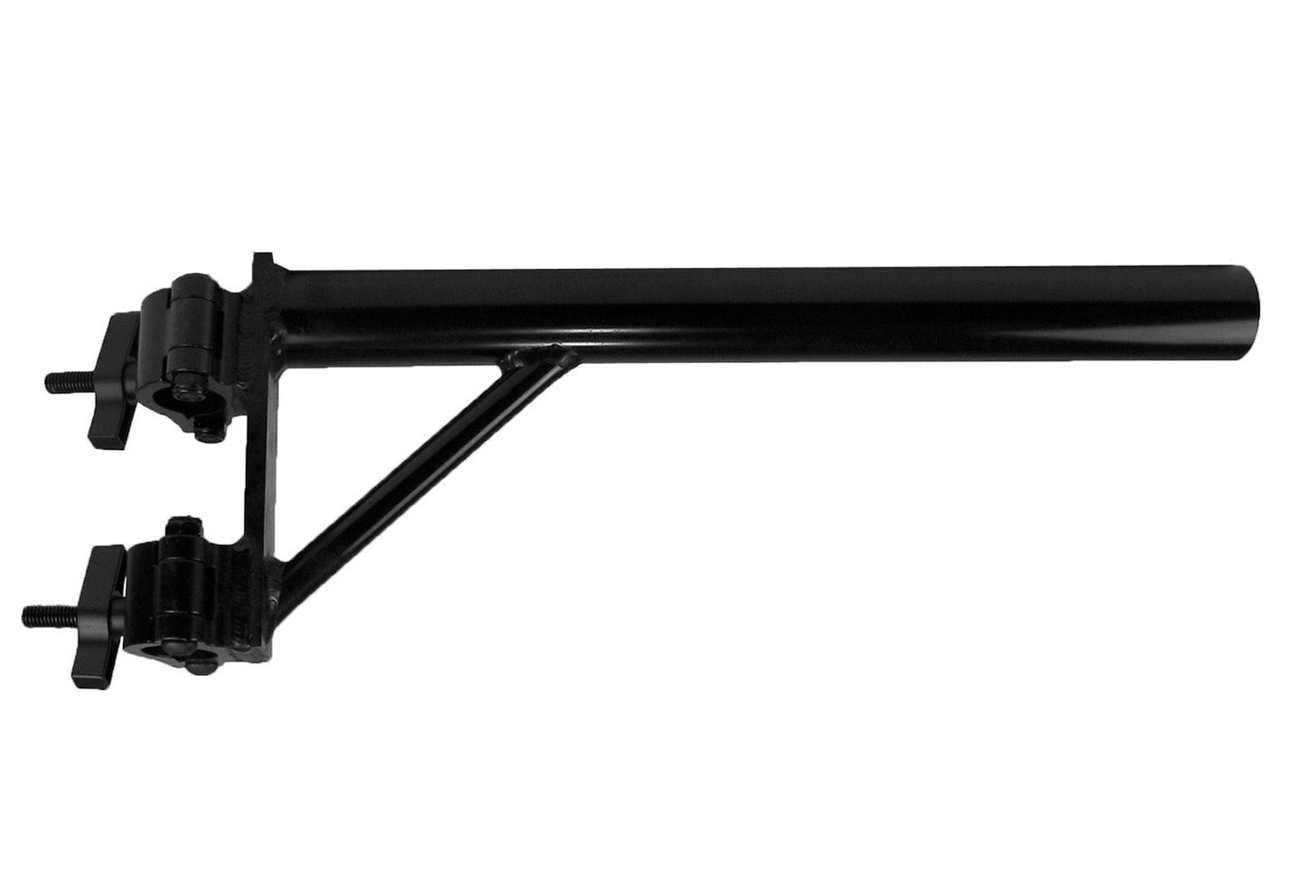 BOOMARM205B - 0.5m Boom Arm Pole with Double Pipe Clamp (Black)