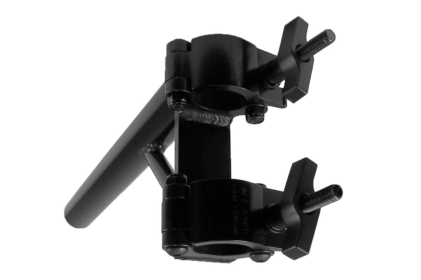 BOOMARM205B - 0.5m Boom Arm Pole with Double Pipe Clamp (Black)