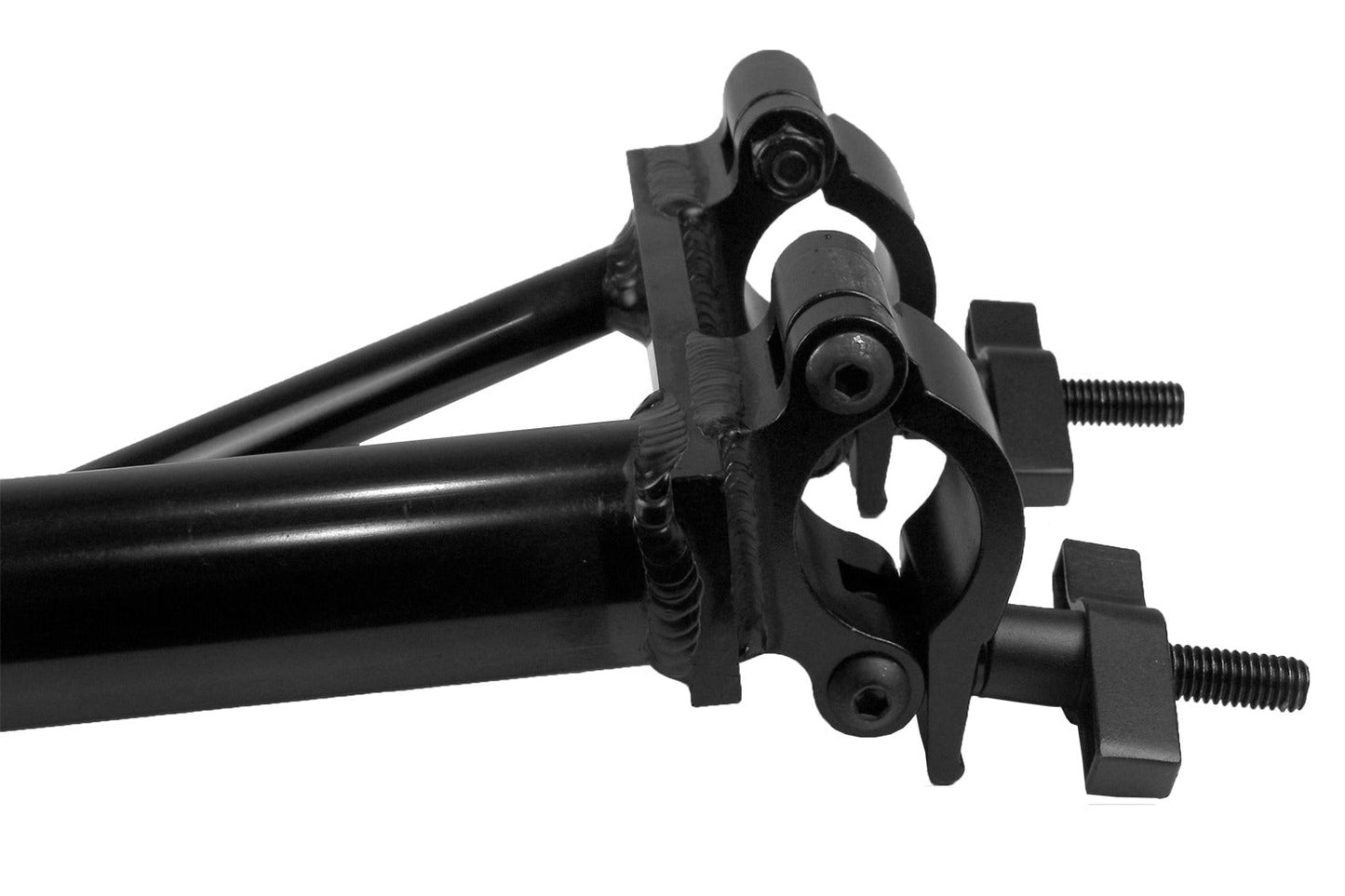 BOOMARM205B - 0.5m Boom Arm Pole with Double Pipe Clamp (Black)