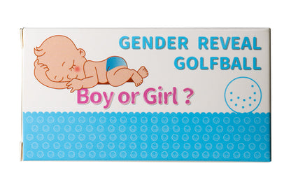 Event Lighting GOLFGENDER Golf balls set of 2 preloaded with pink and blue powder blue packaging 