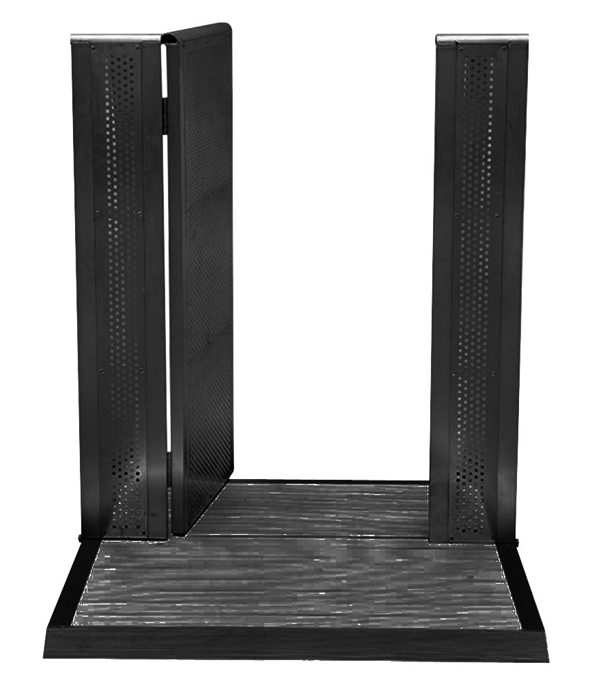 CB1GMK2BK - Crowd Barrier with Gate Mk2 (Black)