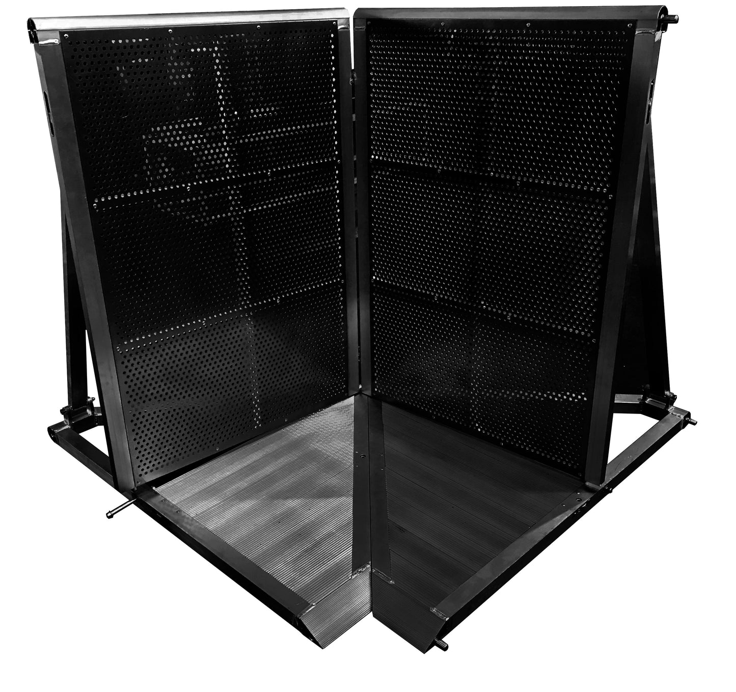 CB1RMK2BK - Crowd Barrier Corner Mk 2 (Black)