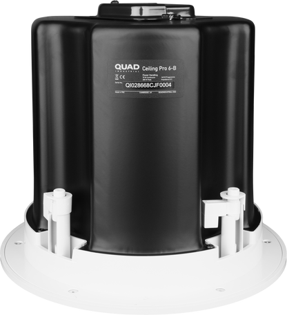QI-CPRO6B - Ceiling Pro 6" Deep Metal Back Loudspeaker (White)