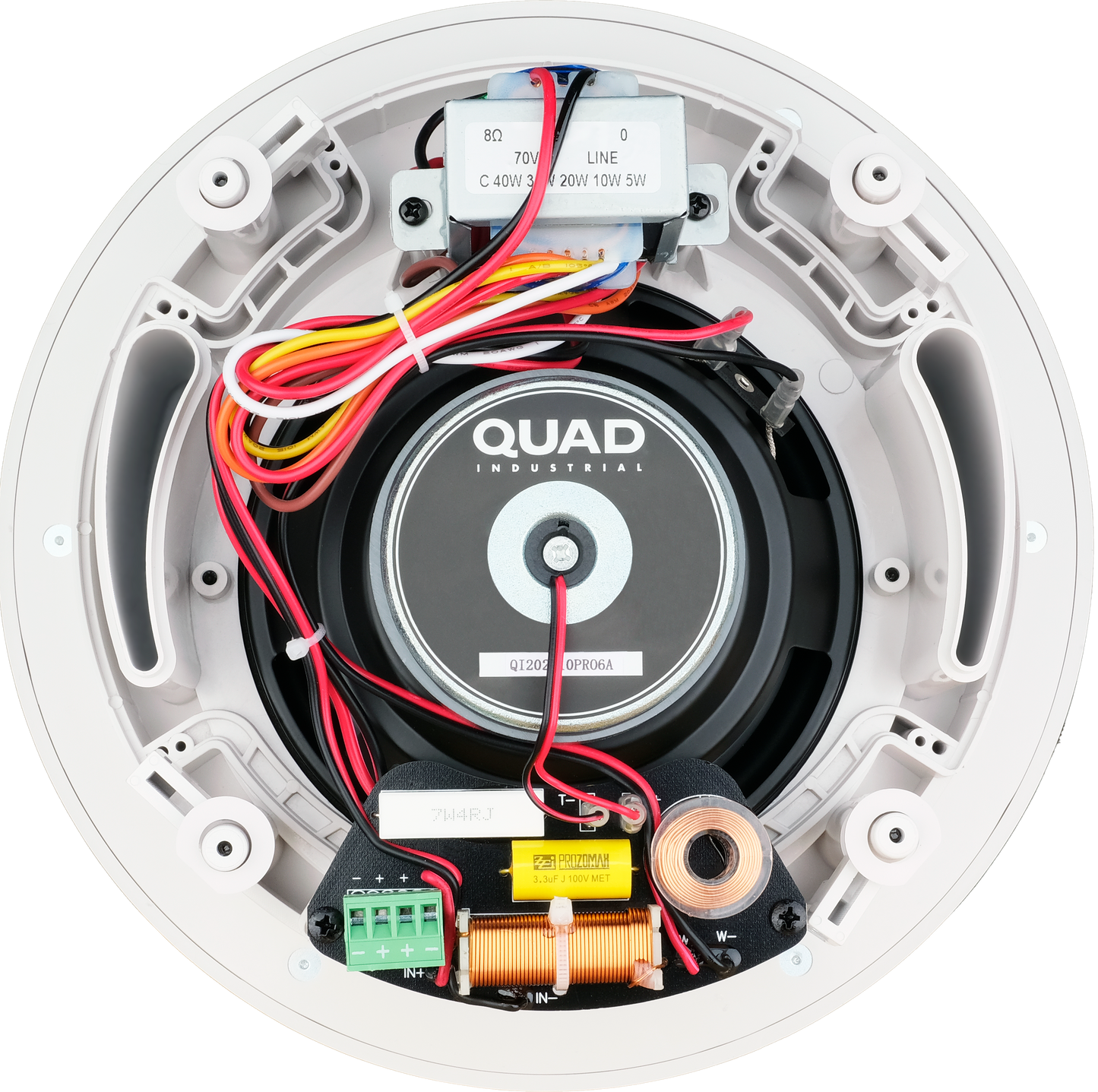 QI-CPRO6A - Ceiling Pro 6" Discreet Loudspeaker (White)