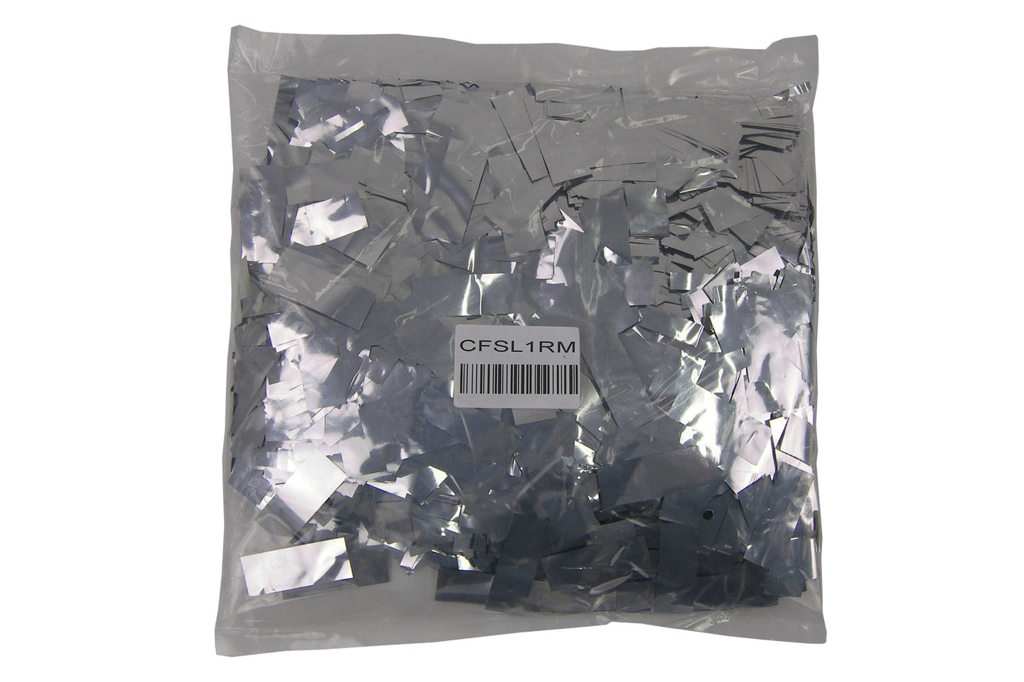 CFSL1RM - Metallic Silver Confetti