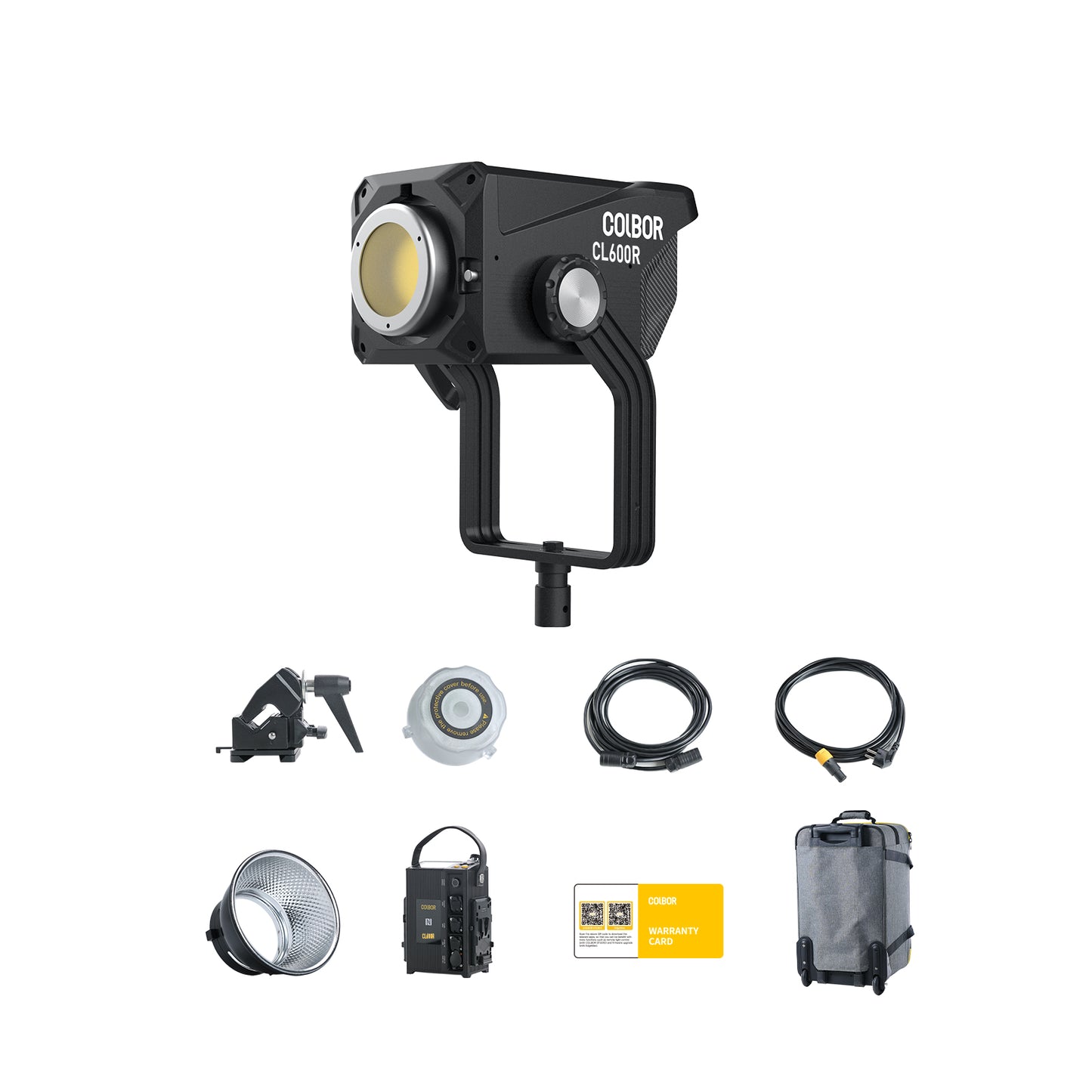 CL600R - 600W RGBCW Full Colour LED Video Light