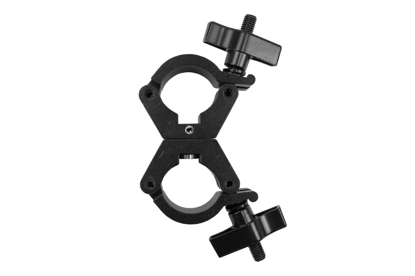CLAMPDP30B - Aluminium Double Swivel Pipe Clamp (Suits 30-35mm) - Black