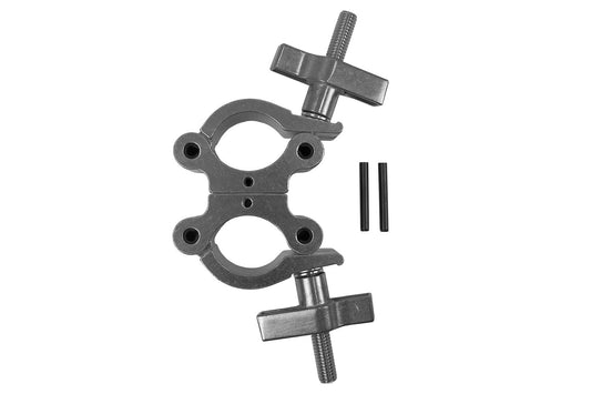 CLAMPDPW50S - Aluminium Double Swivel Pipe Clamp (Suits 38-51mm) - Silver