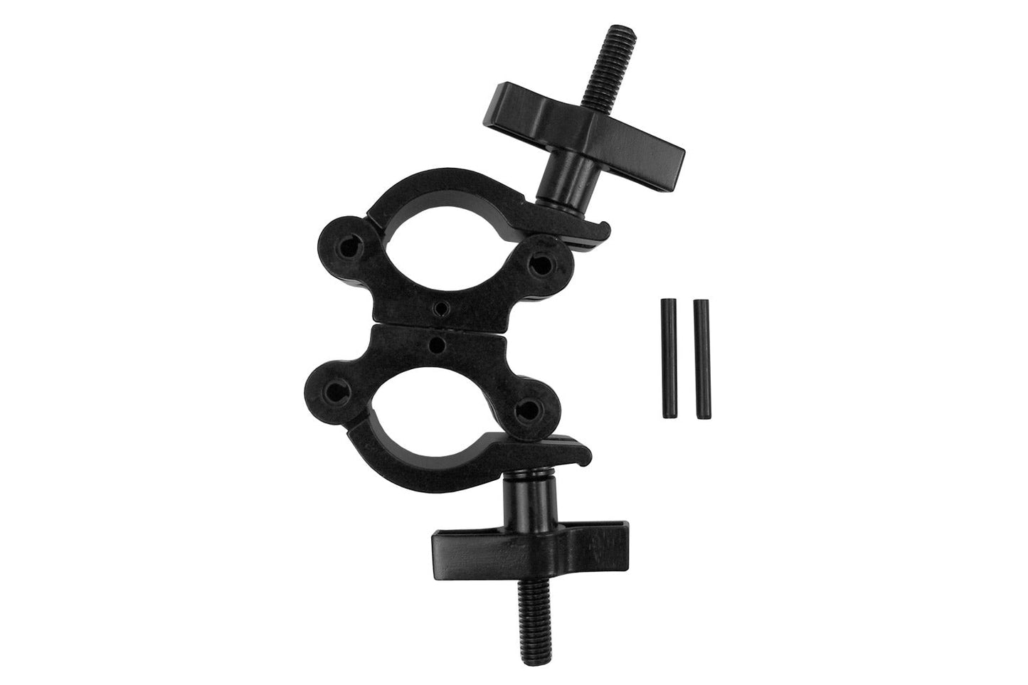 CLAMPDPW50 - Aluminium Double Swivel Pipe Clamp (Suits 38-51mm) - Black