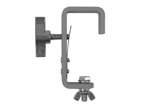 CLAMPG50S - Steel Hook Clamp (Suits 35-51mm) with truss protector - Silver