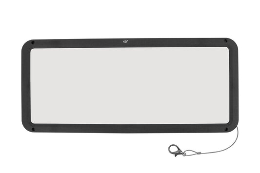 DEL24DIF40 - 40° Diffuser in frame with safety wire