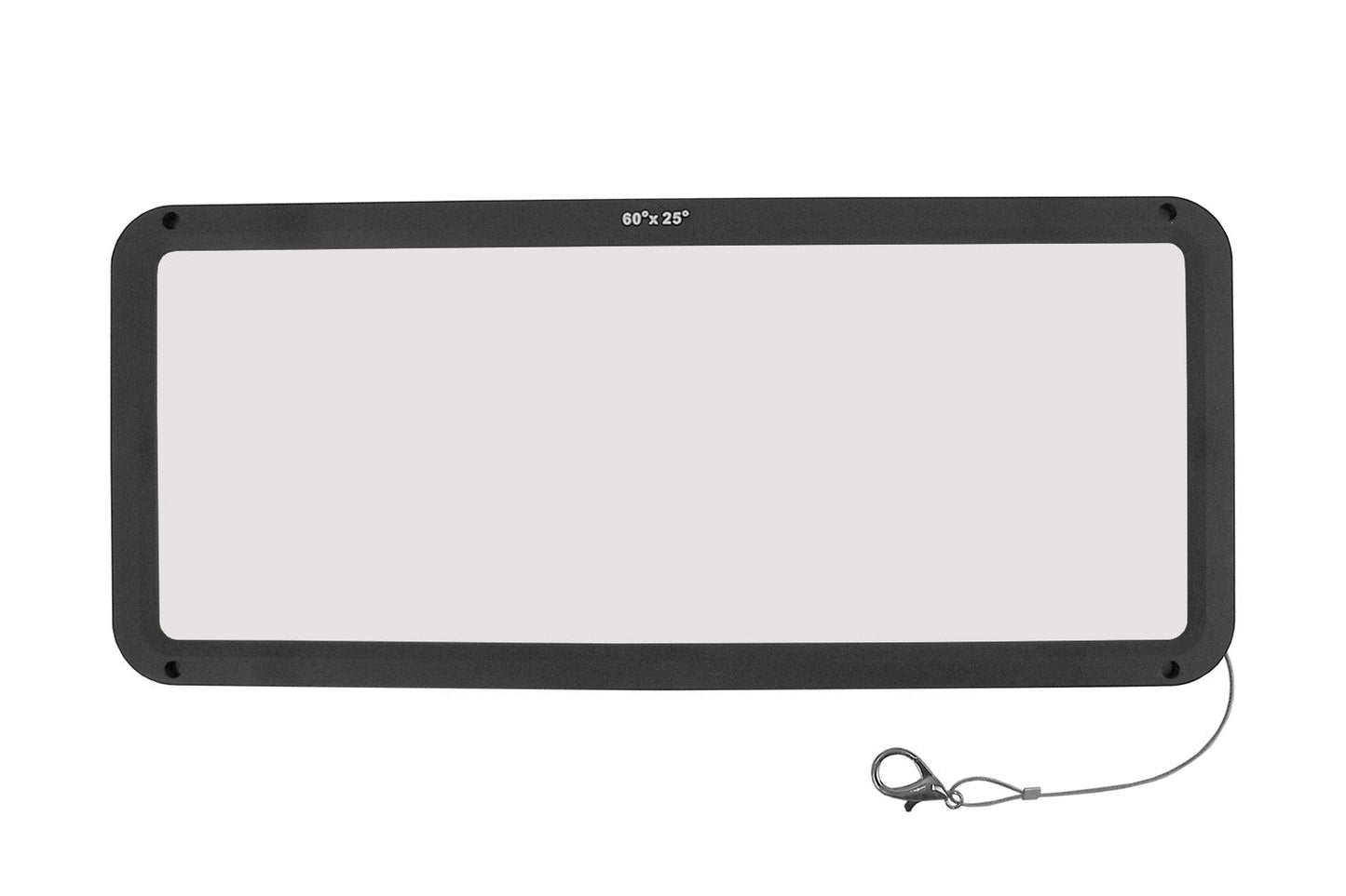 DEL24DIF60X25 - 60x25° Diffuser in frame with safety wire