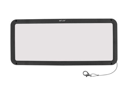DEL24DIF60X25 - 60x25° Diffuser in frame with safety wire