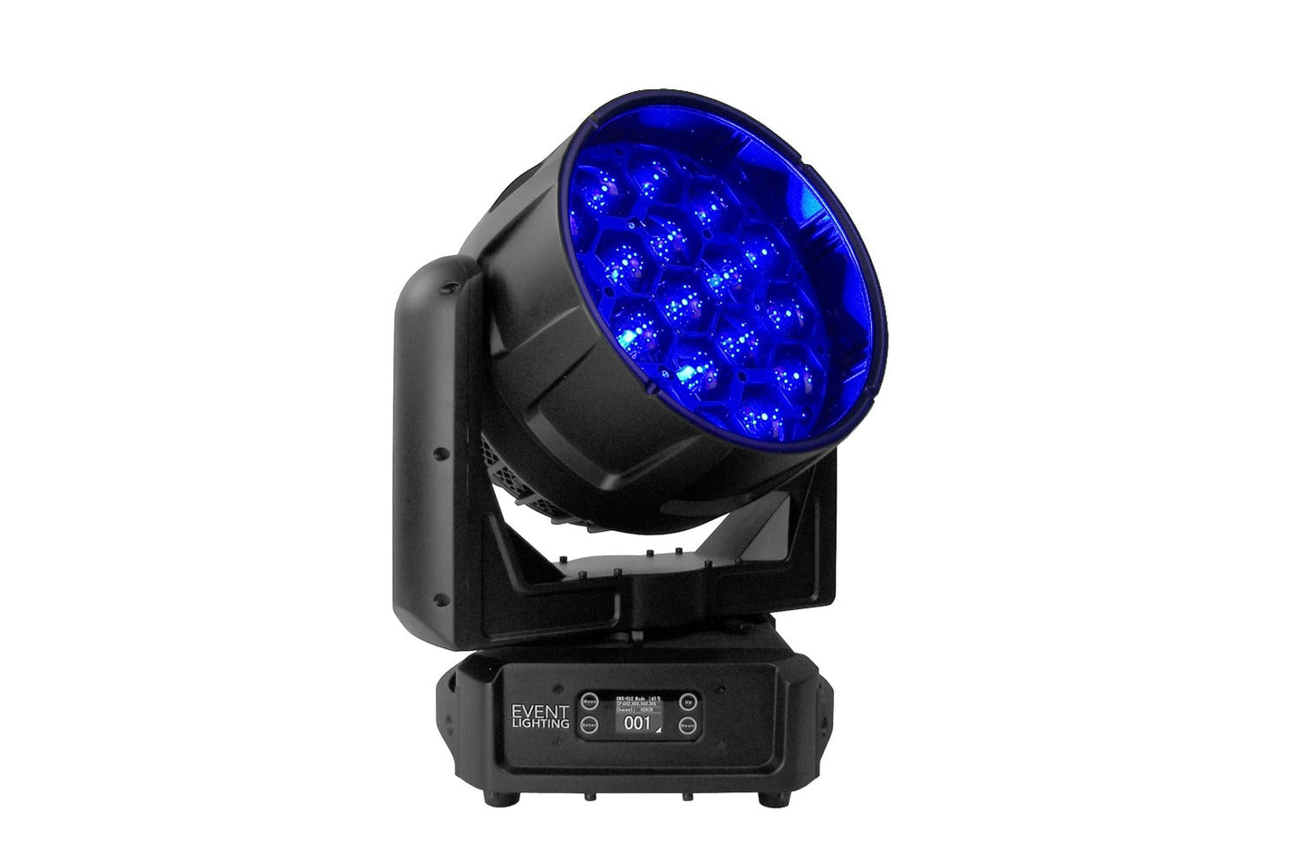 DELUGEM19X60WFX - IP65 Moving Head Zoom Wash with 19 x 60W RGBW + 76 x 0.5W RGB LEDs