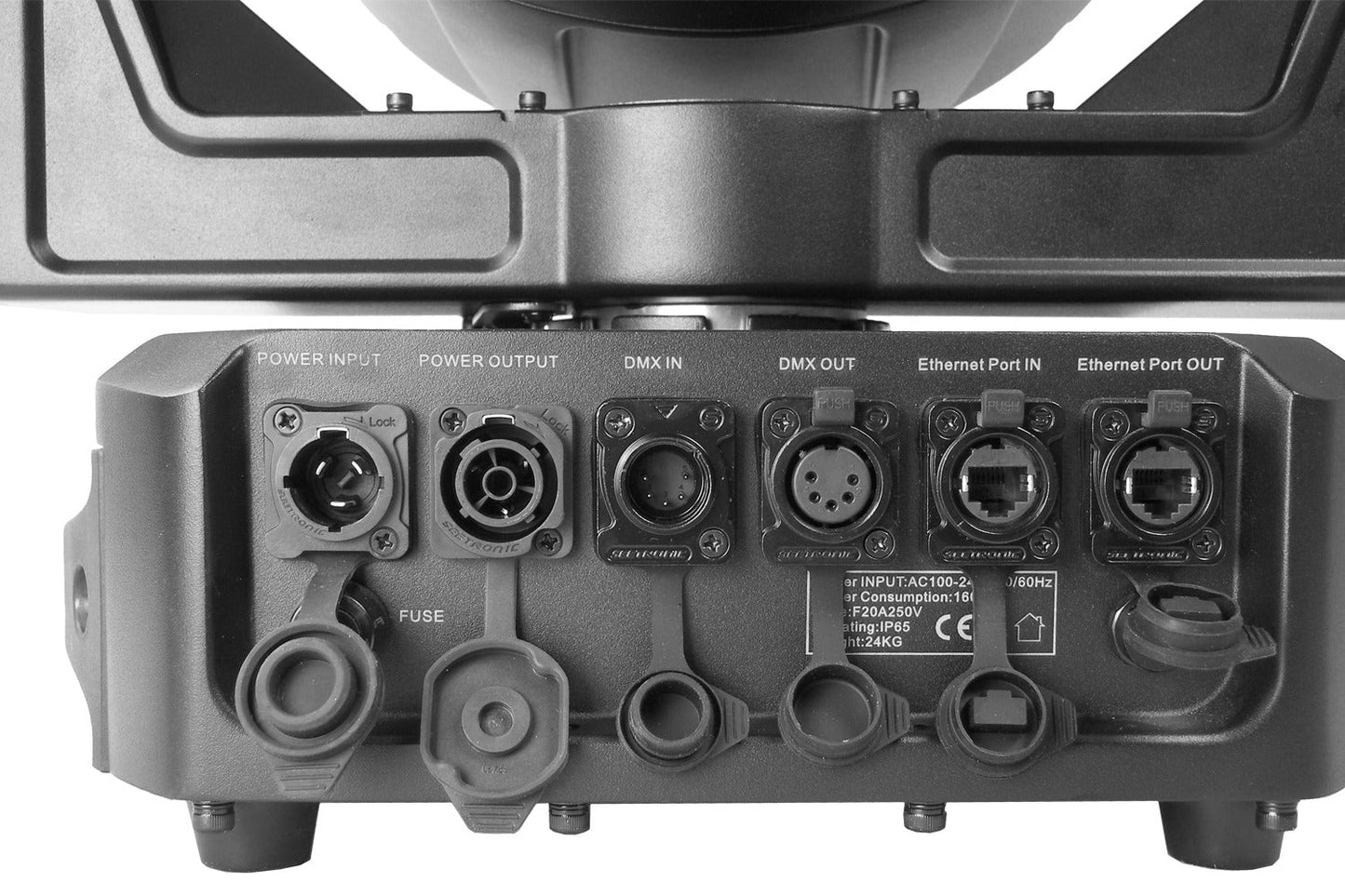 DELUGEM19X60WFX - IP65 Moving Head Zoom Wash with 19 x 60W RGBW + 76 x 0.5W RGB LEDs