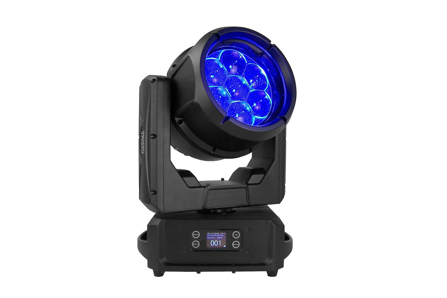 DELUGEM7X60WFX - IP65 Moving Head Zoom Wash with 7 x 60W RGBW  + 28 x 0.5W RGB LEDs