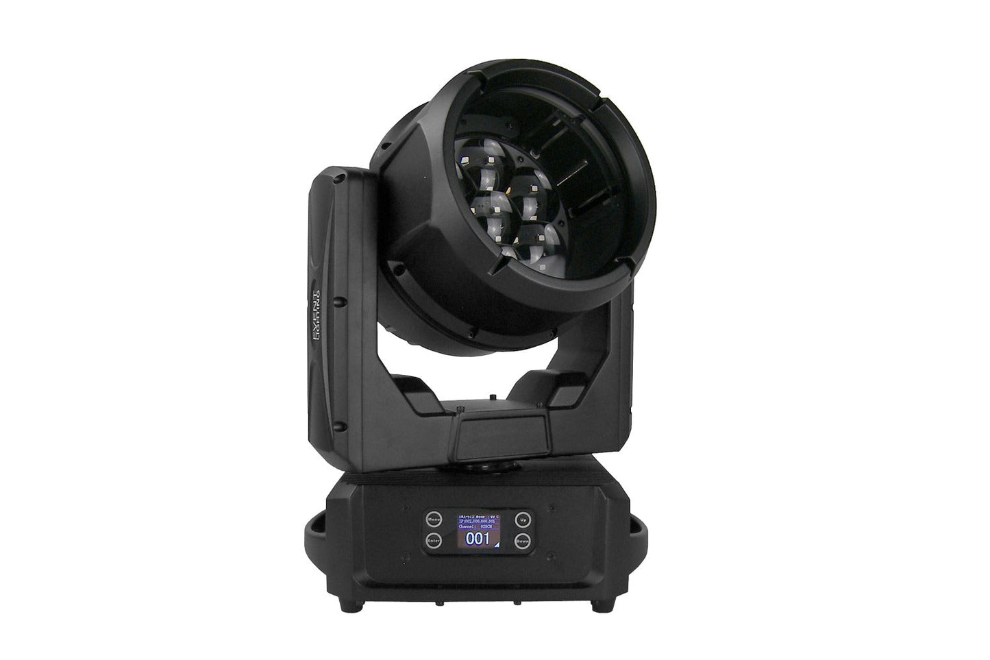 DELUGEM7X60WFX - IP65 Moving Head Zoom Wash with 7 x 60W RGBW  + 28 x 0.5W RGB LEDs